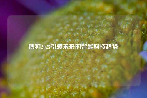 博狗2025引领未来的智能科技趋势
