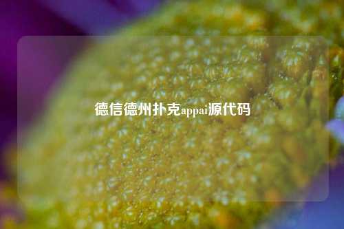 德信德州扑克appai源代码