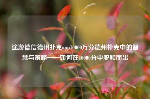 途游德信德州扑克app10000万分德州扑克中的智慧与策略——如何在10000分中脱颖而出